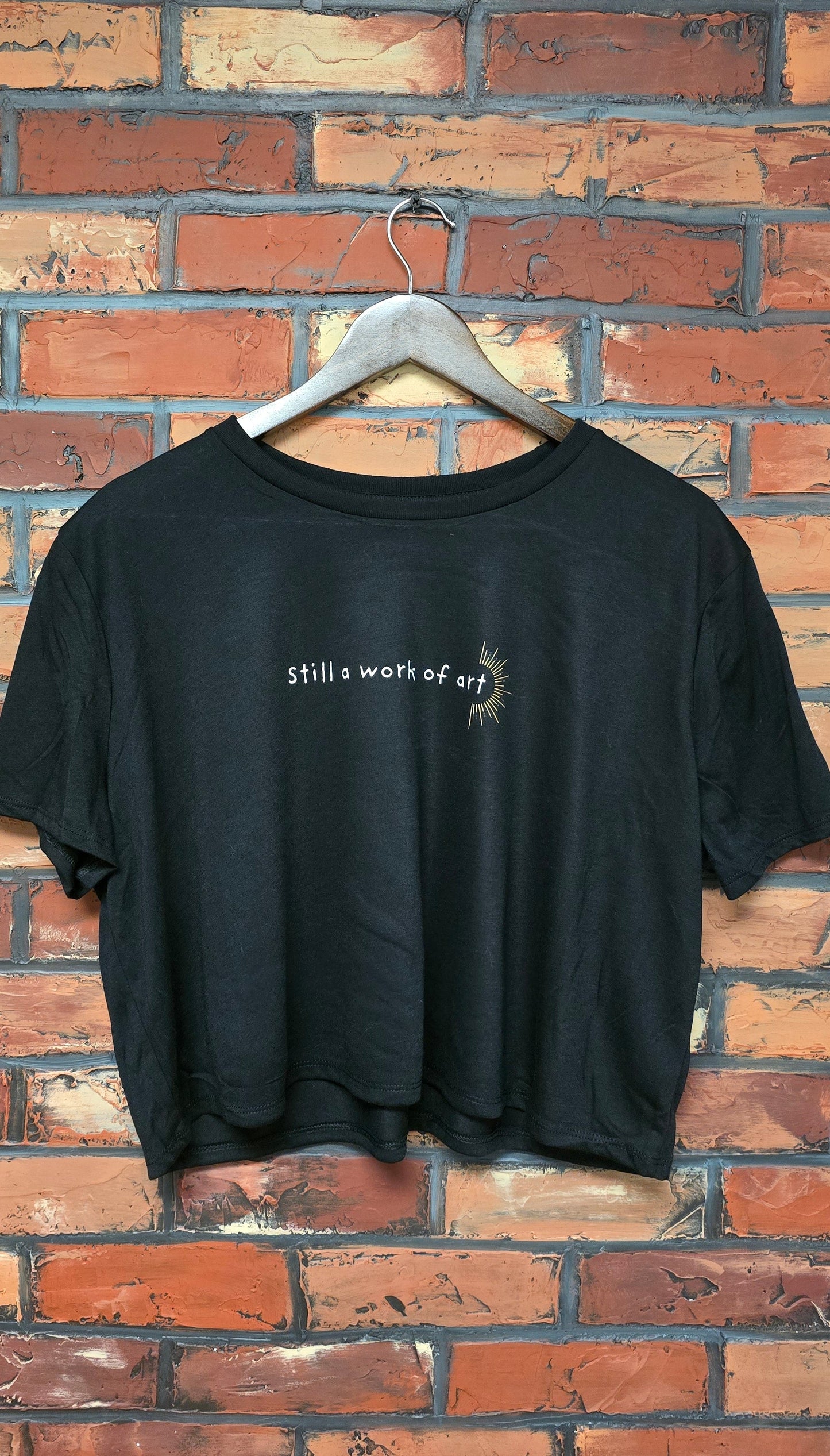 Still a Work of Art Crop Top