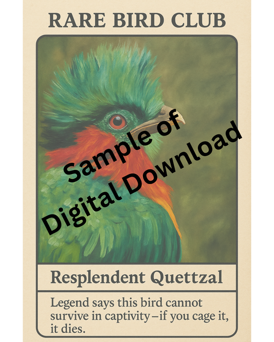 Digital Collectable: The Resplendent Quetzal