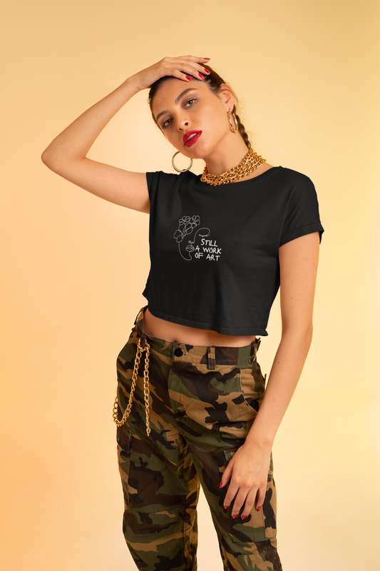 Still a Work of Art Feminine Crop Top